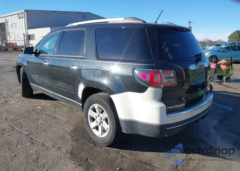 2015 GMC Acadia Sle-2 from USA, damaged, VIN 1GKKVPKD5FJ261053
